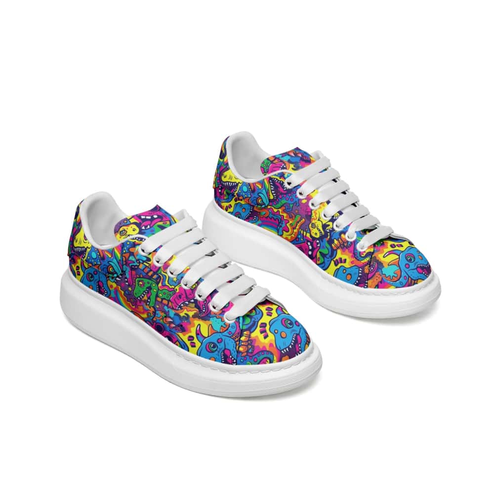 Low-Top Oversized Vegan Leather Sneakers | Ethical Style