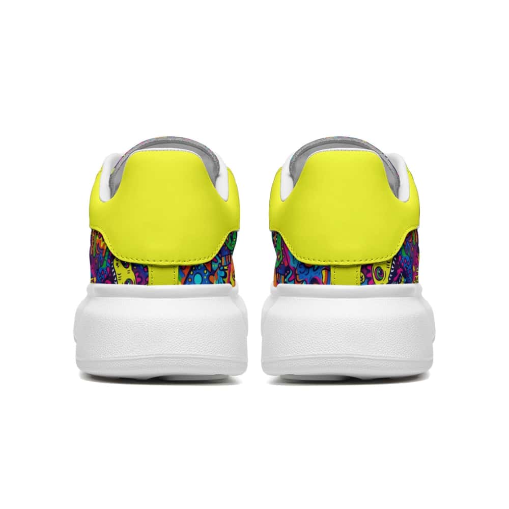 Low-Top Oversized Vegan Leather Sneakers | Ethical Style