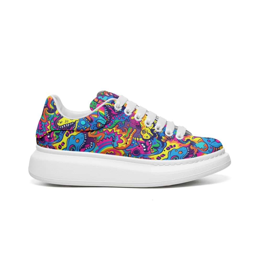 Low-Top Oversized Vegan Leather Sneakers | Ethical Style