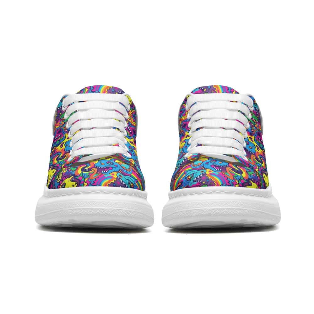 Low-Top Oversized Vegan Leather Sneakers | Ethical Style