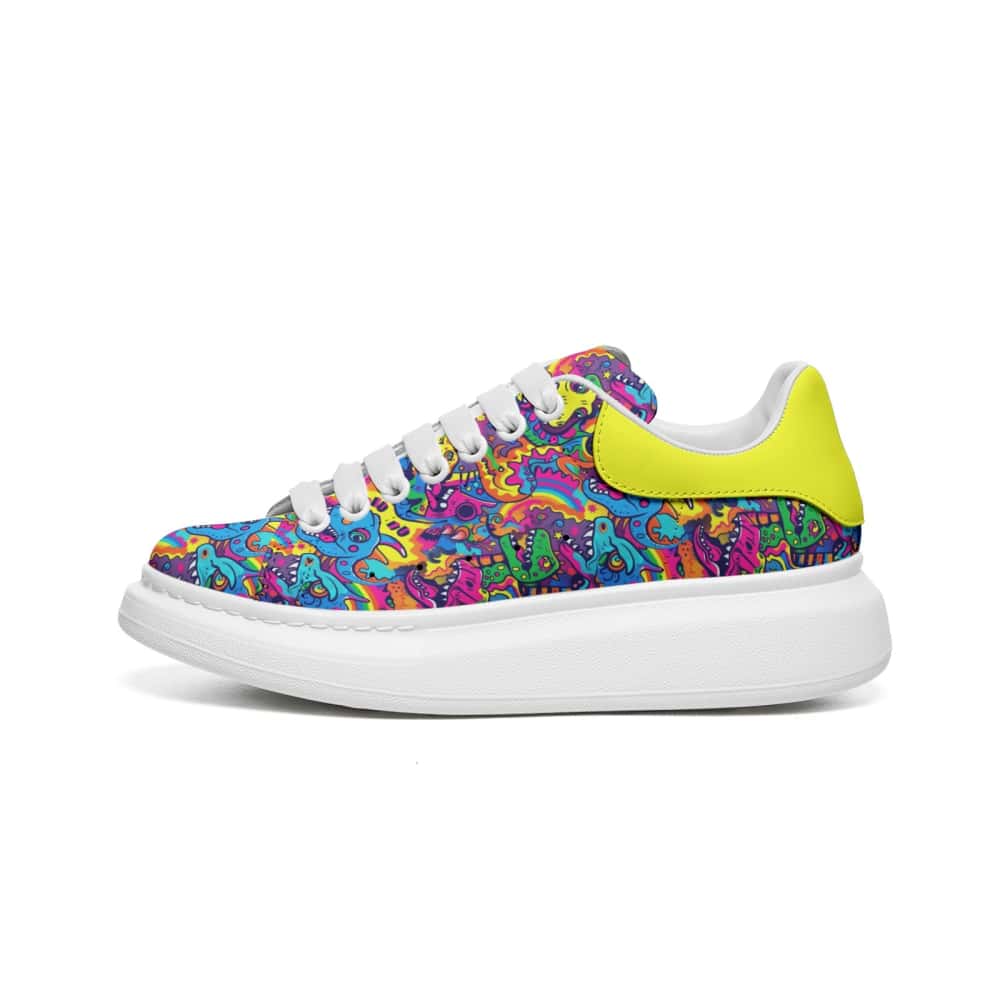 Low-Top Oversized Vegan Leather Sneakers | Ethical Style