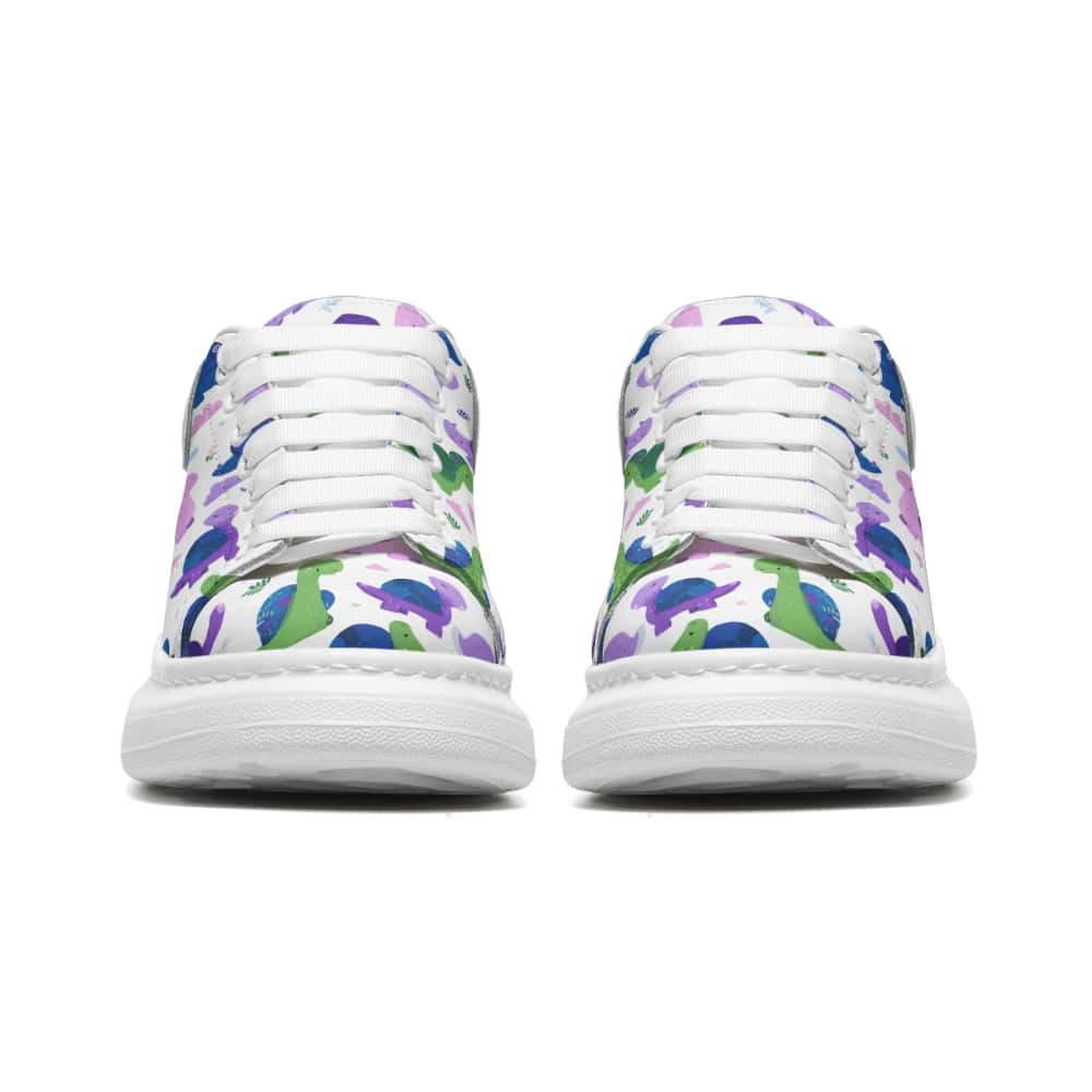 Low-Top Oversized Vegan Leather Sneakers | Ethical Style
