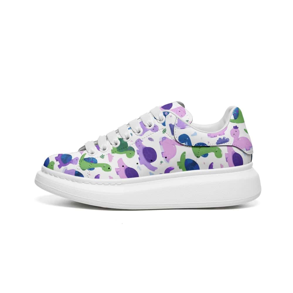 Low-Top Oversized Vegan Leather Sneakers | Ethical Style