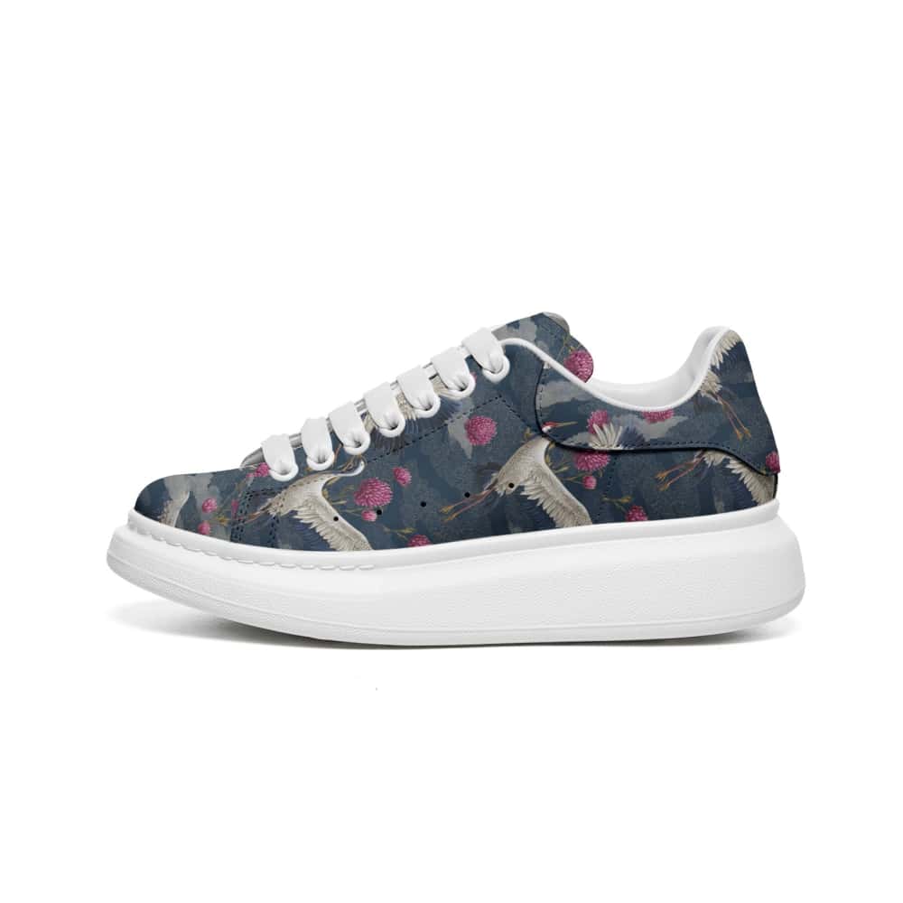 Low-Top Oversized Vegan Leather Sneakers | Ethical Style