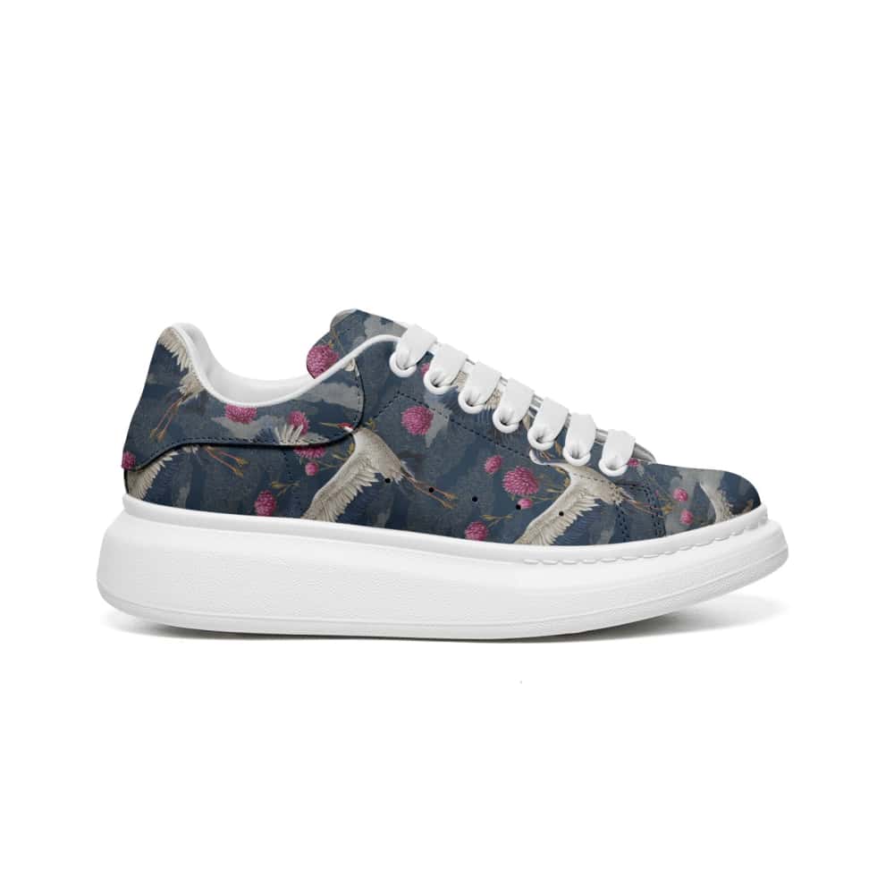 Low-Top Oversized Vegan Leather Sneakers | Ethical Style