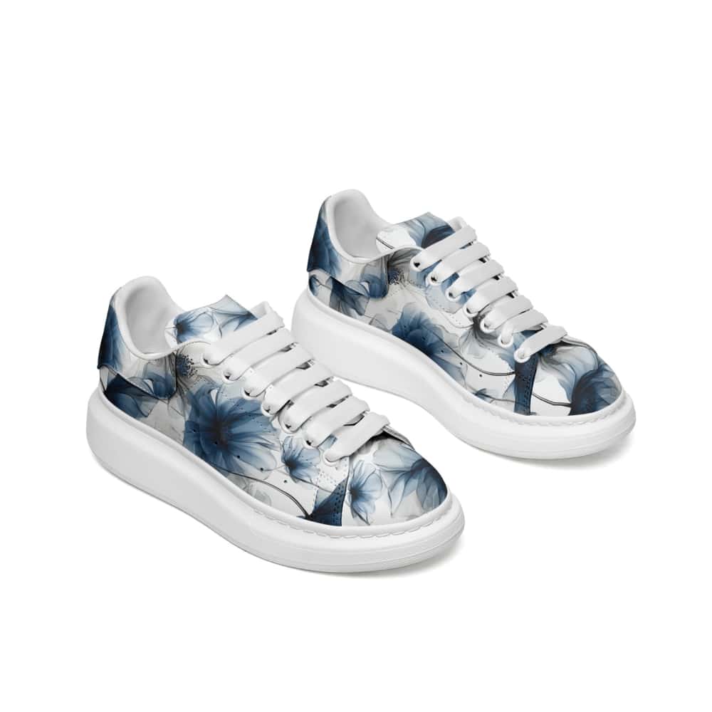 Low-Top Oversized Vegan Leather Sneakers | Ethical Style