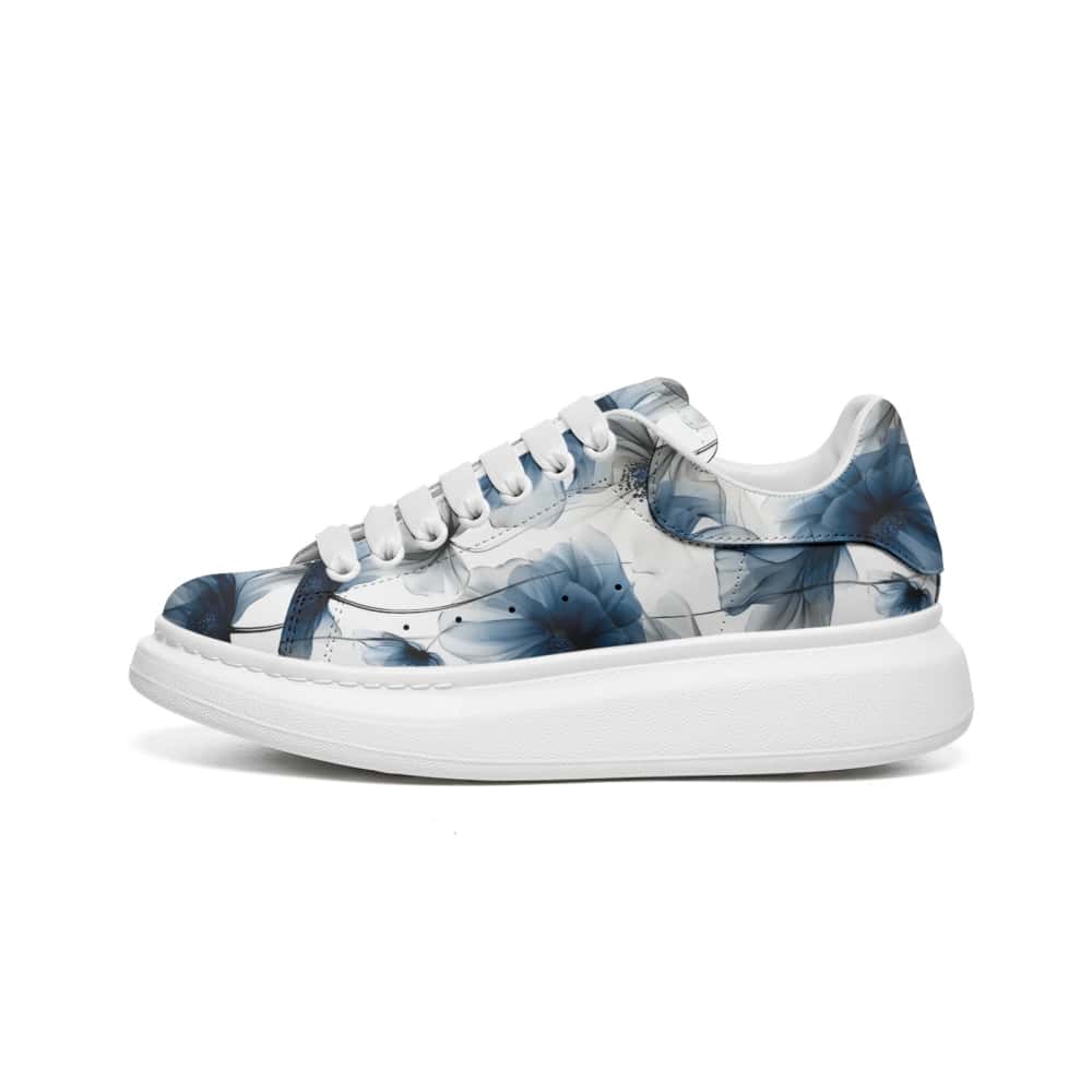 Low-Top Oversized Vegan Leather Sneakers | Ethical Style