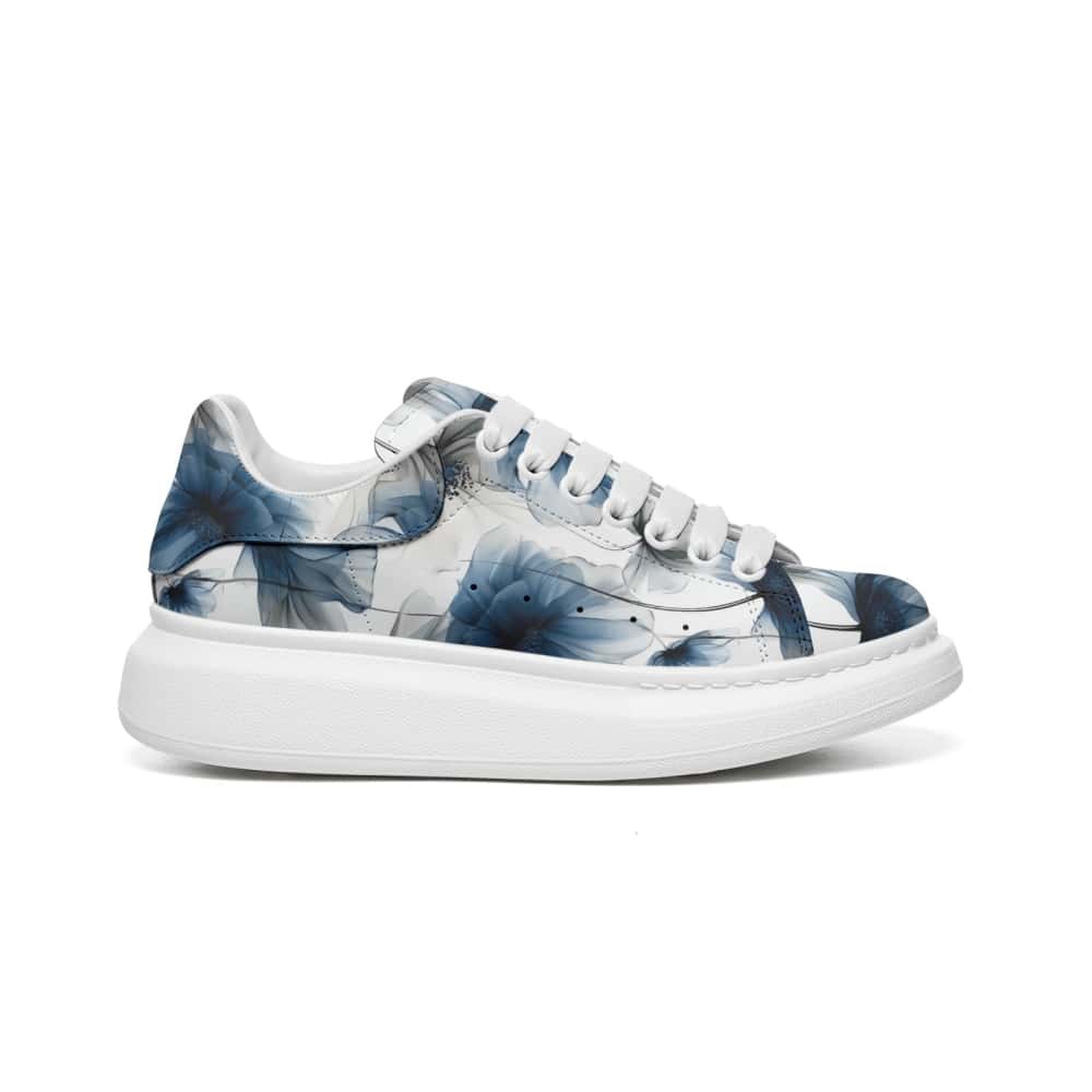 Low-Top Oversized Vegan Leather Sneakers | Ethical Style
