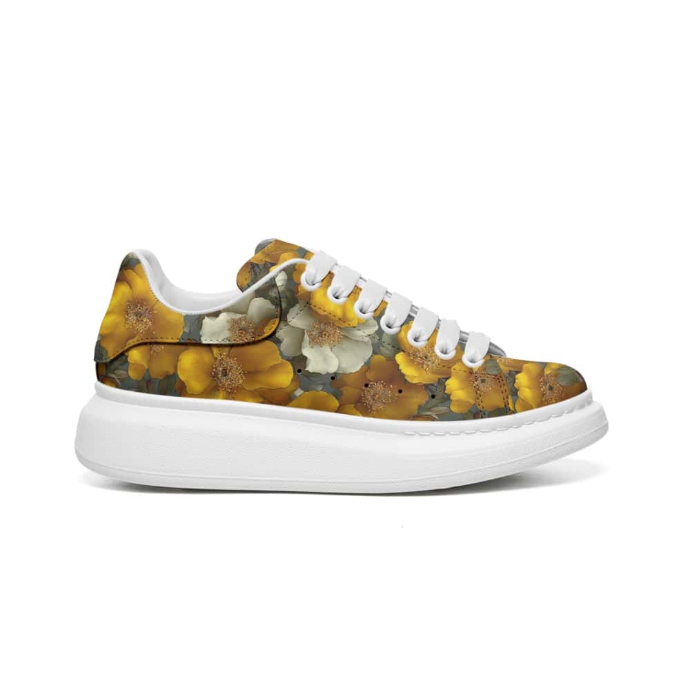 Low-Top Oversized Vegan Leather Sneakers | Ethical Style
