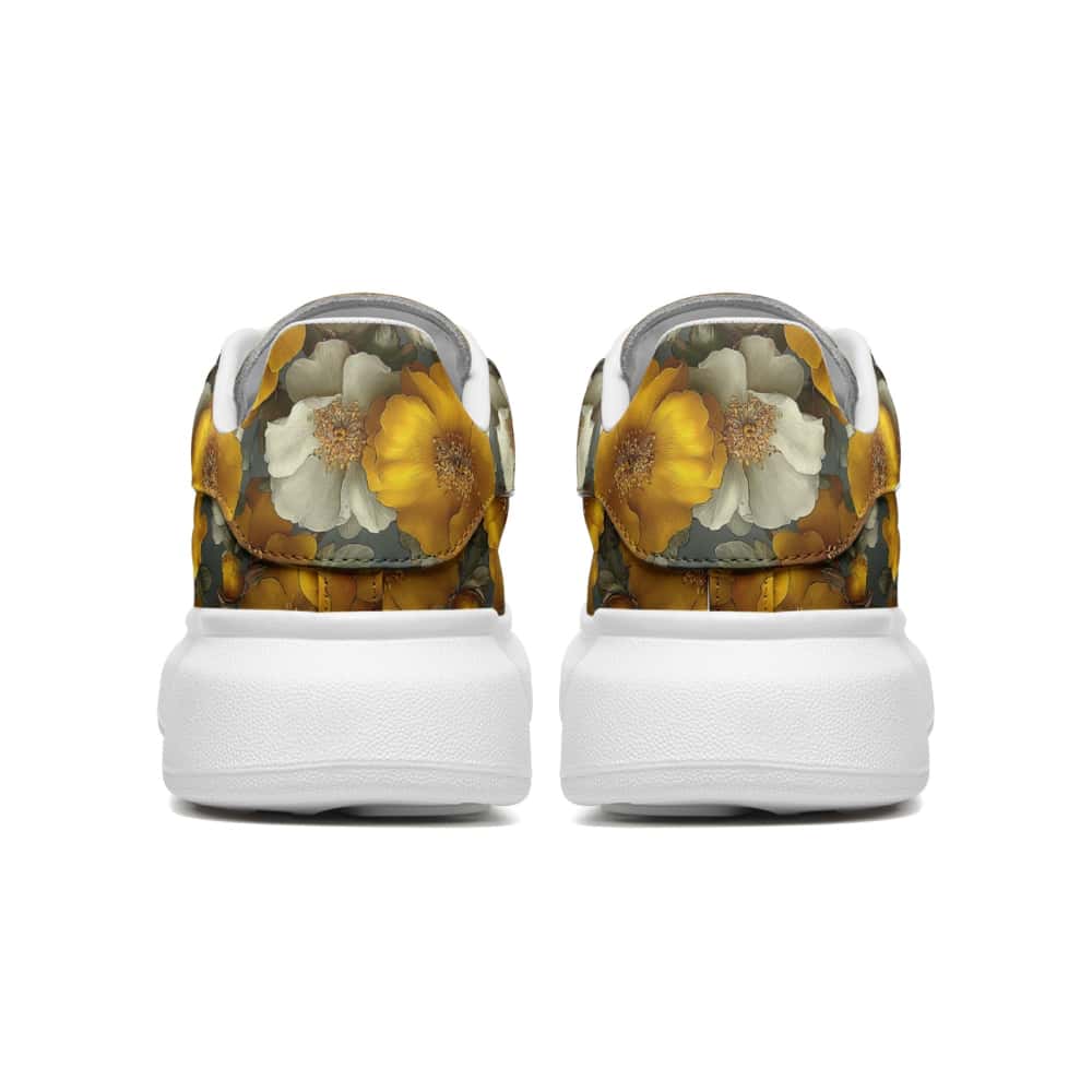 Low-Top Oversized Vegan Leather Sneakers | Ethical Style