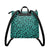 Turquoise Leopard PU Leather Backpack Purse - $64.99 - Free