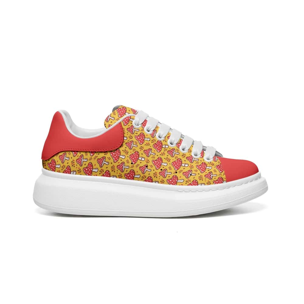 Low-Top Oversized Vegan Leather Sneakers | Ethical Style