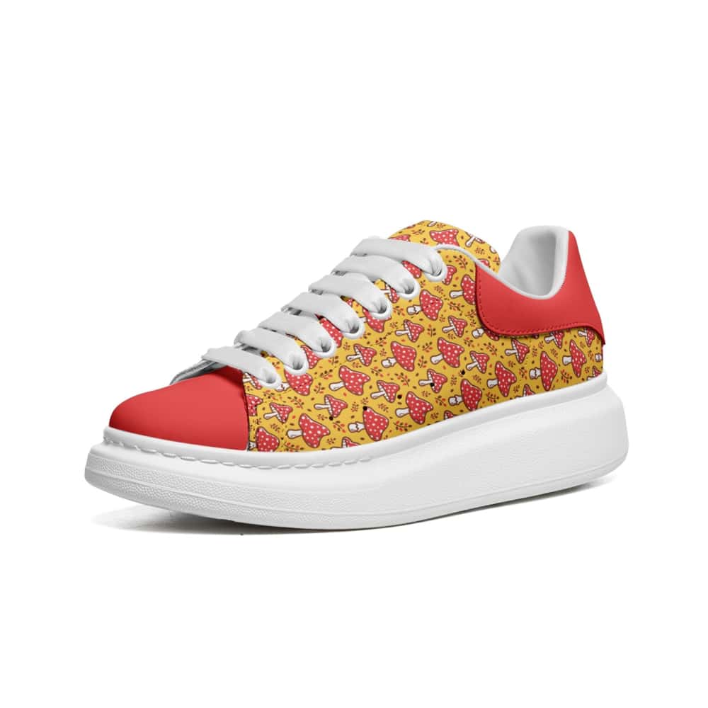 Low-Top Oversized Vegan Leather Sneakers | Ethical Style