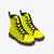 Yellow Vegan Leather Boots - $99.99 - Free Shipping