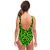 Bright Green Leopard Print Swimsuit - $44.99 Free Shipping