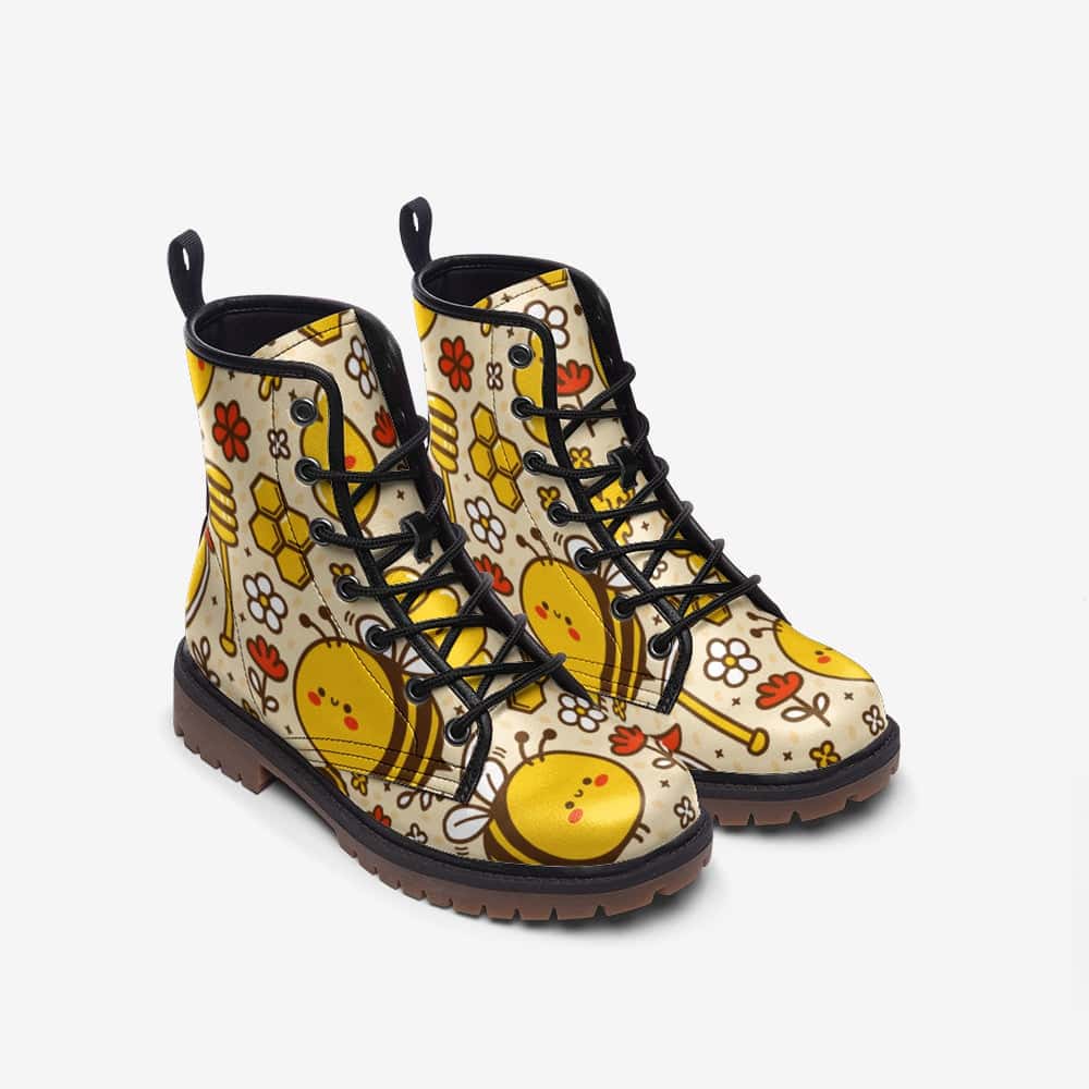 Bumblebee Vegan Leather Boots - $99.99 - Free Shipping
