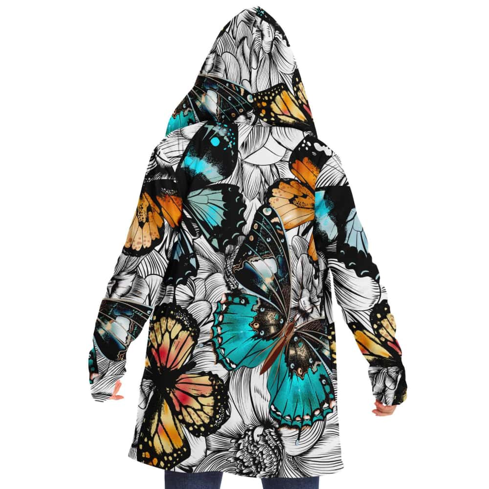 Butterflies and Flowers Microfleece Cloak - $119.99 Free