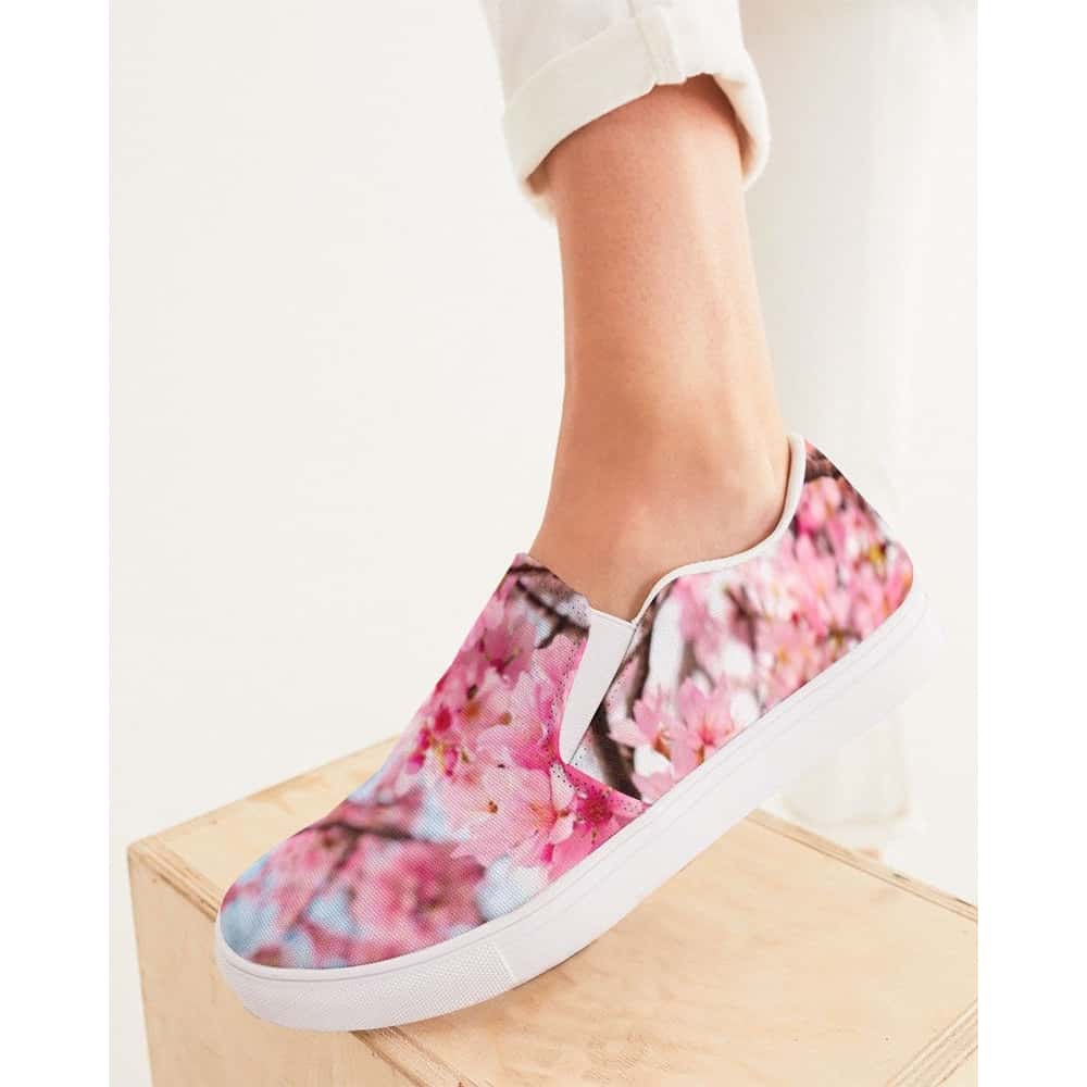 Cherry Blossom Slip - On Canvas Shoes - $64.99 Free Shipping