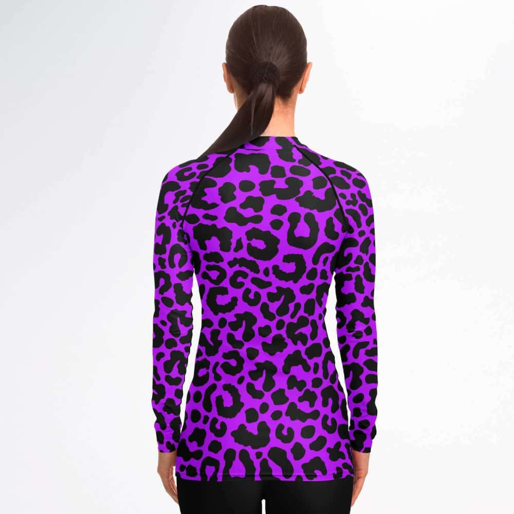 Electric Purple Leopard Print Rashguard - $54.99 Free