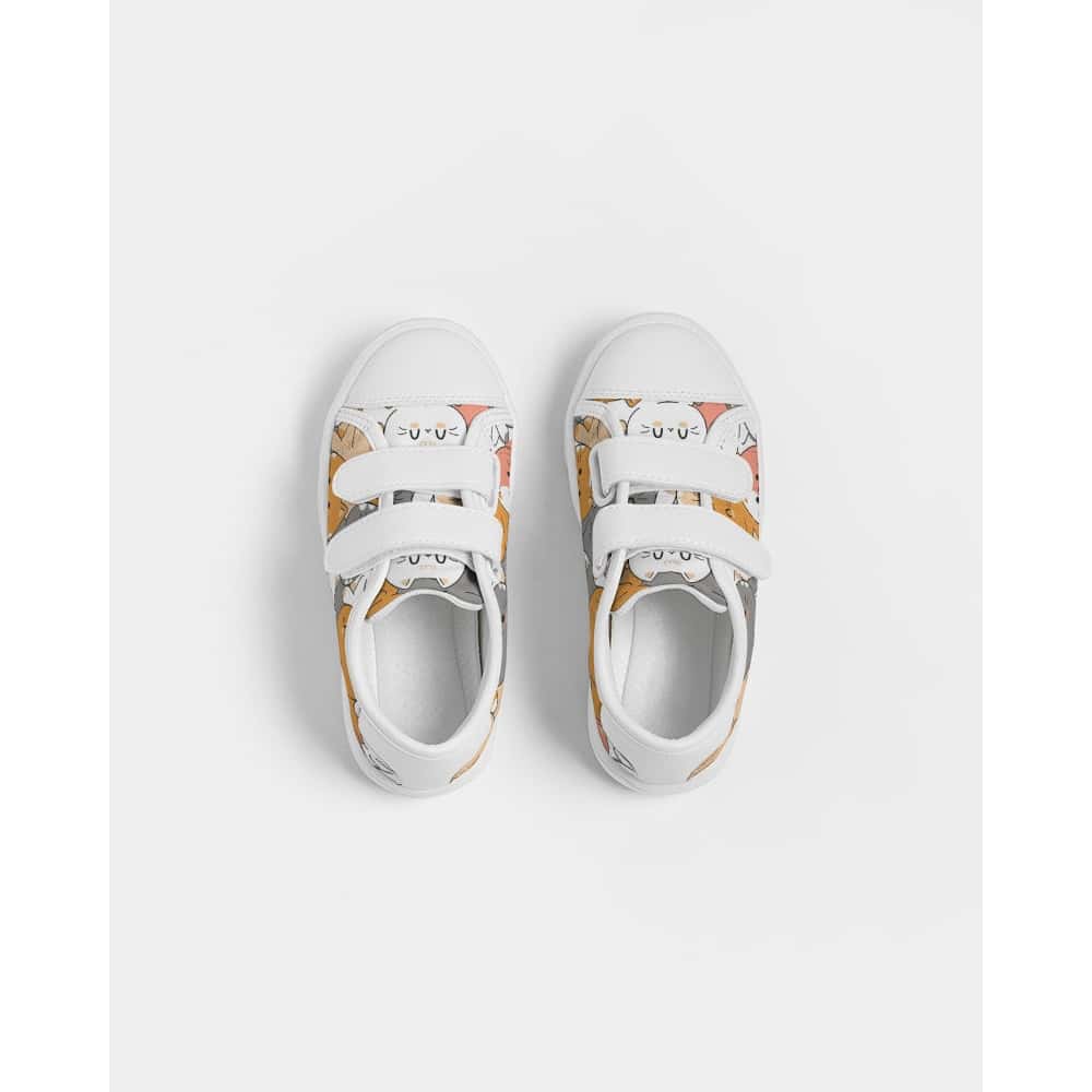 Kitty Kats Kids Low Tops Canvas Sneakers - $65 Free Shipping