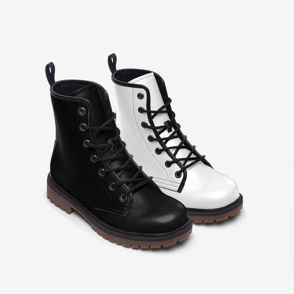 Mismatched Vegan Leather Boots | Ethical Style