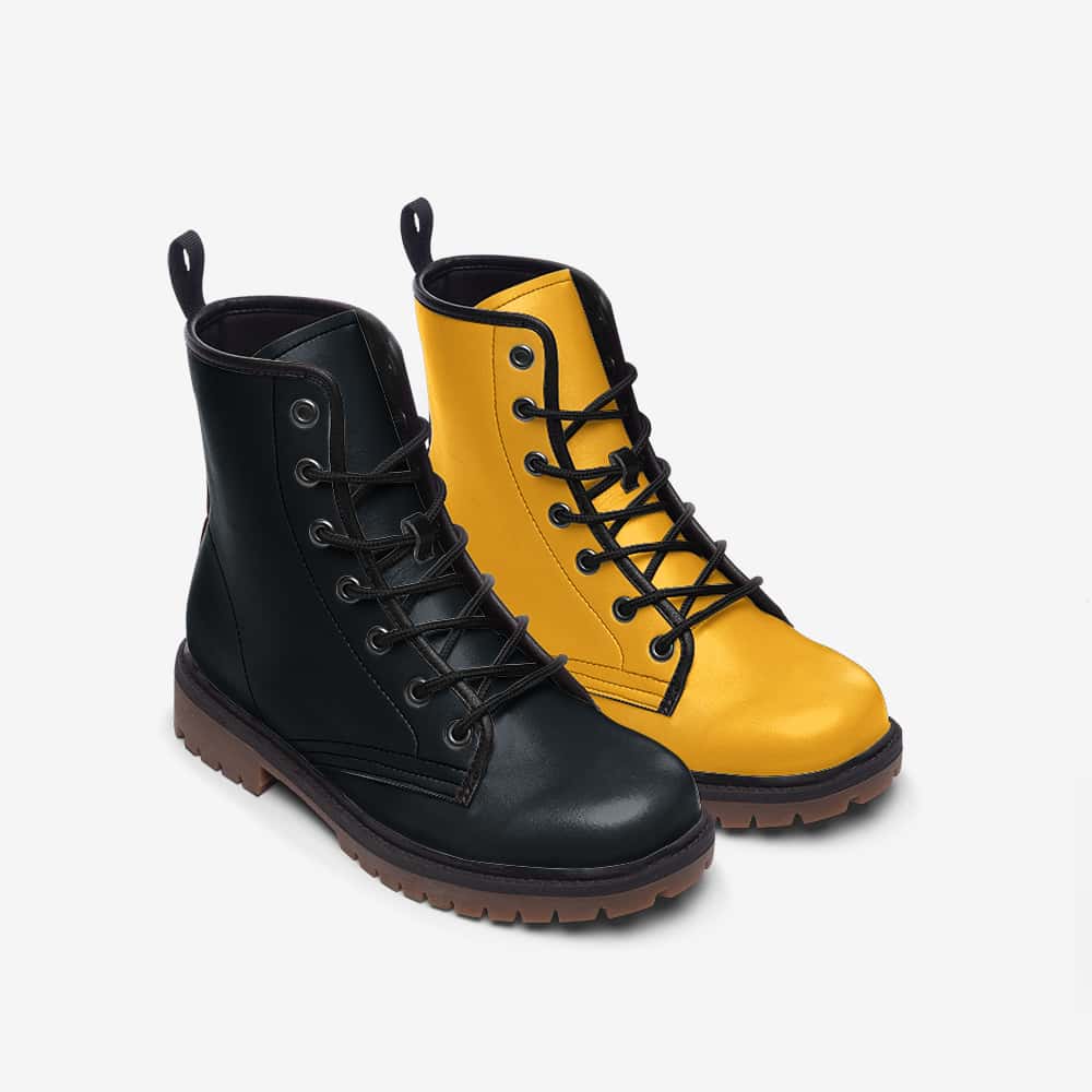 Mismatched Vegan Leather Boots | Ethical Style