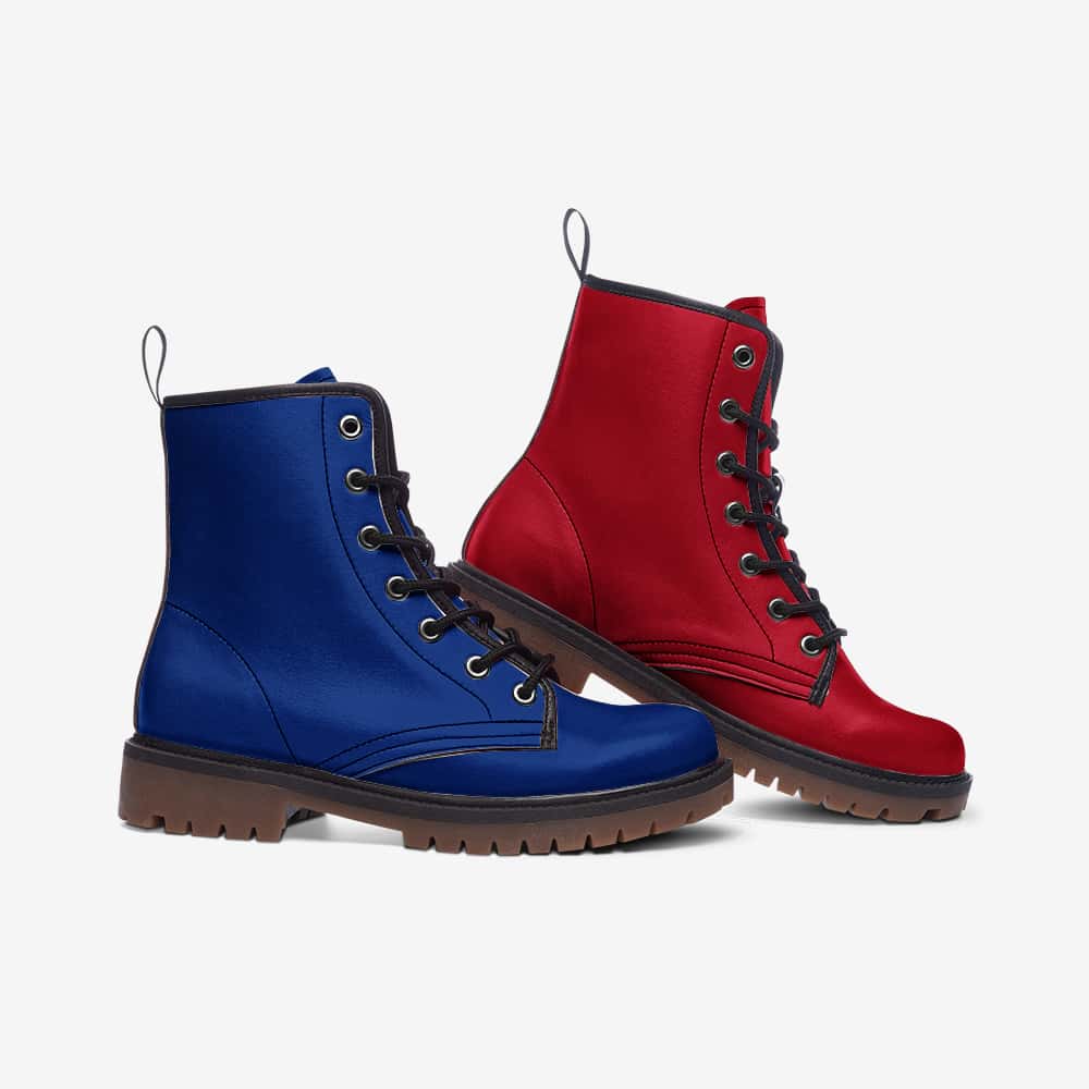 Mismatched Vegan Leather Boots | Ethical Style