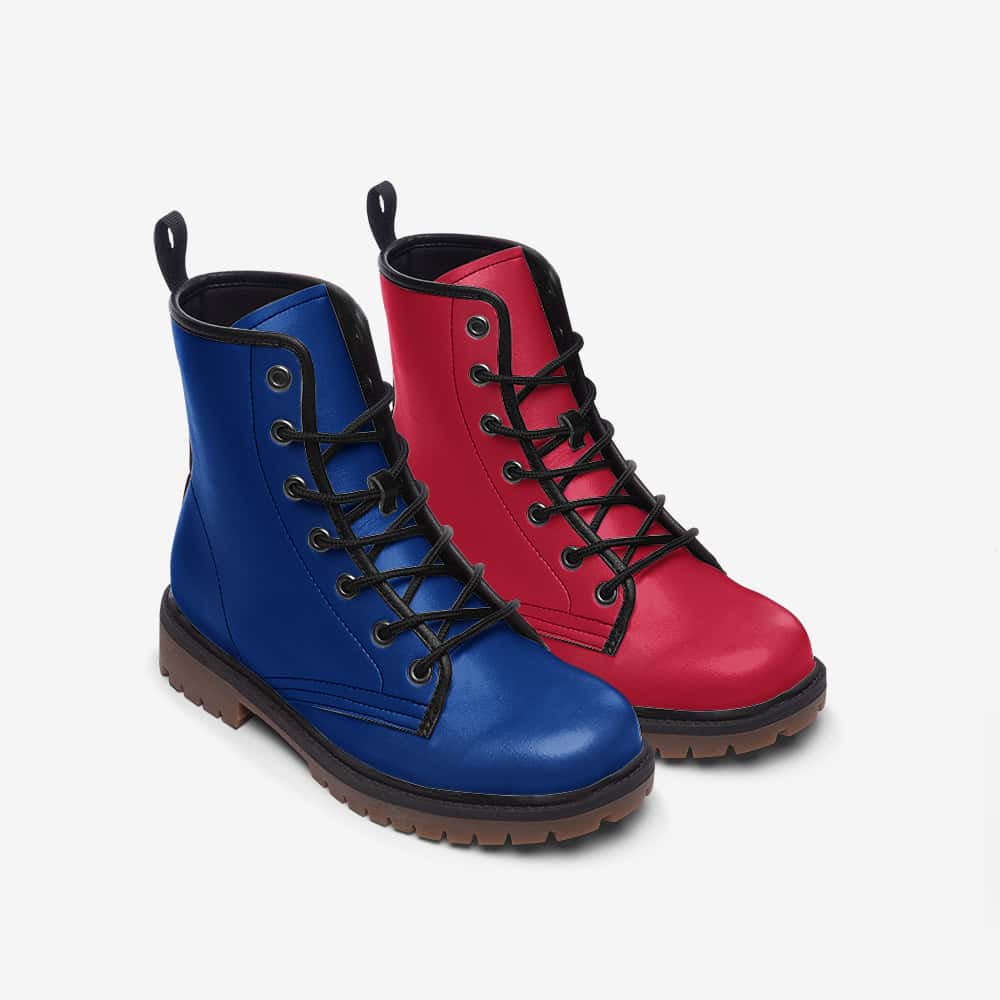 Mismatched Vegan Leather Boots | Ethical Style
