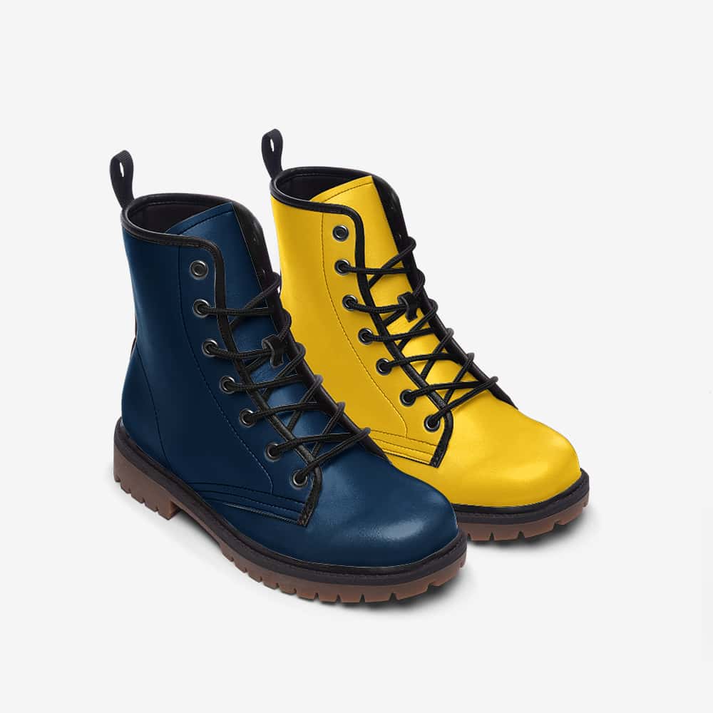 Mismatched Vegan Leather Boots | Ethical Style