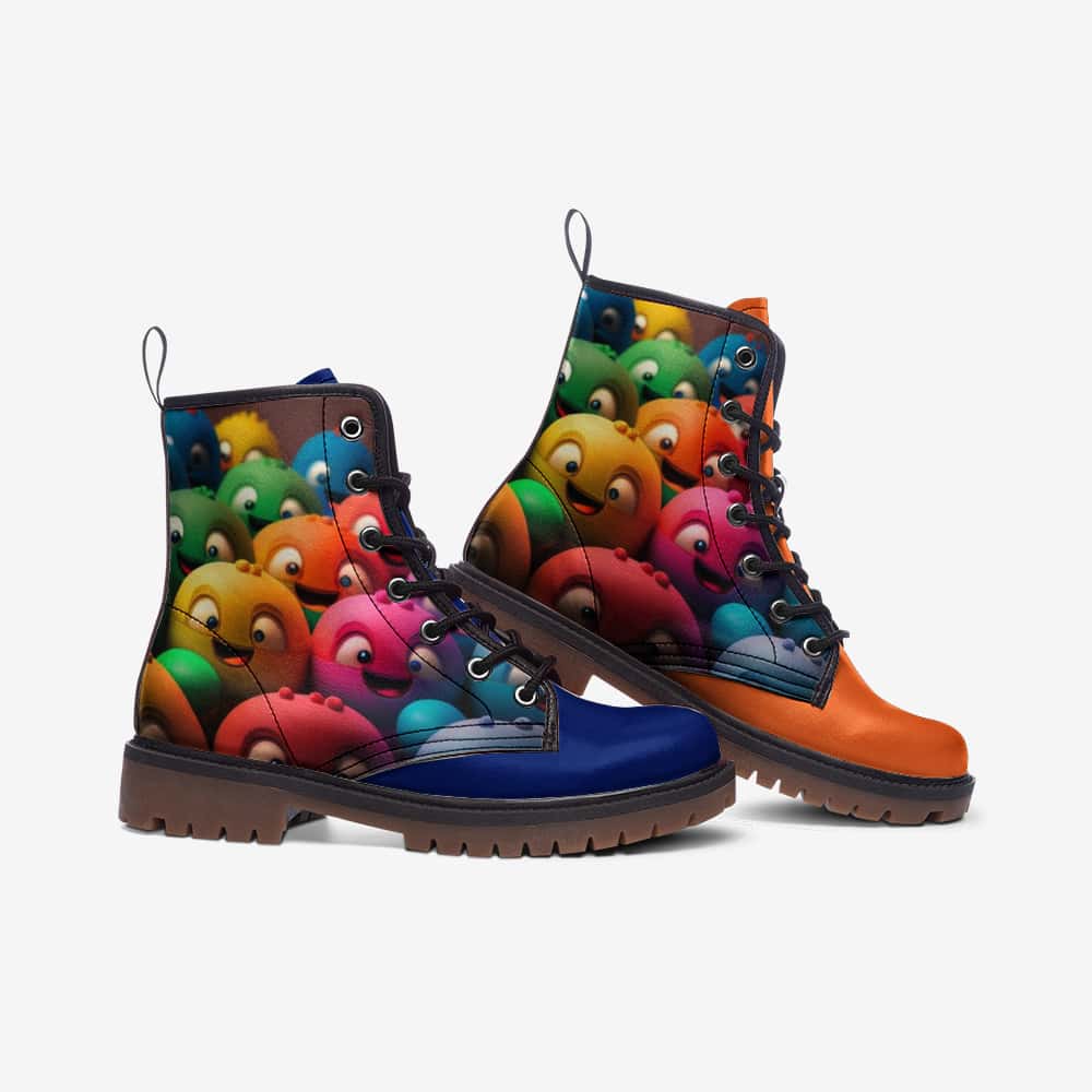 Mismatched Vegan Leather Boots | Ethical Style