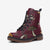 Mismatched Mushroom Vegan Leather Boots - $99.99 Free