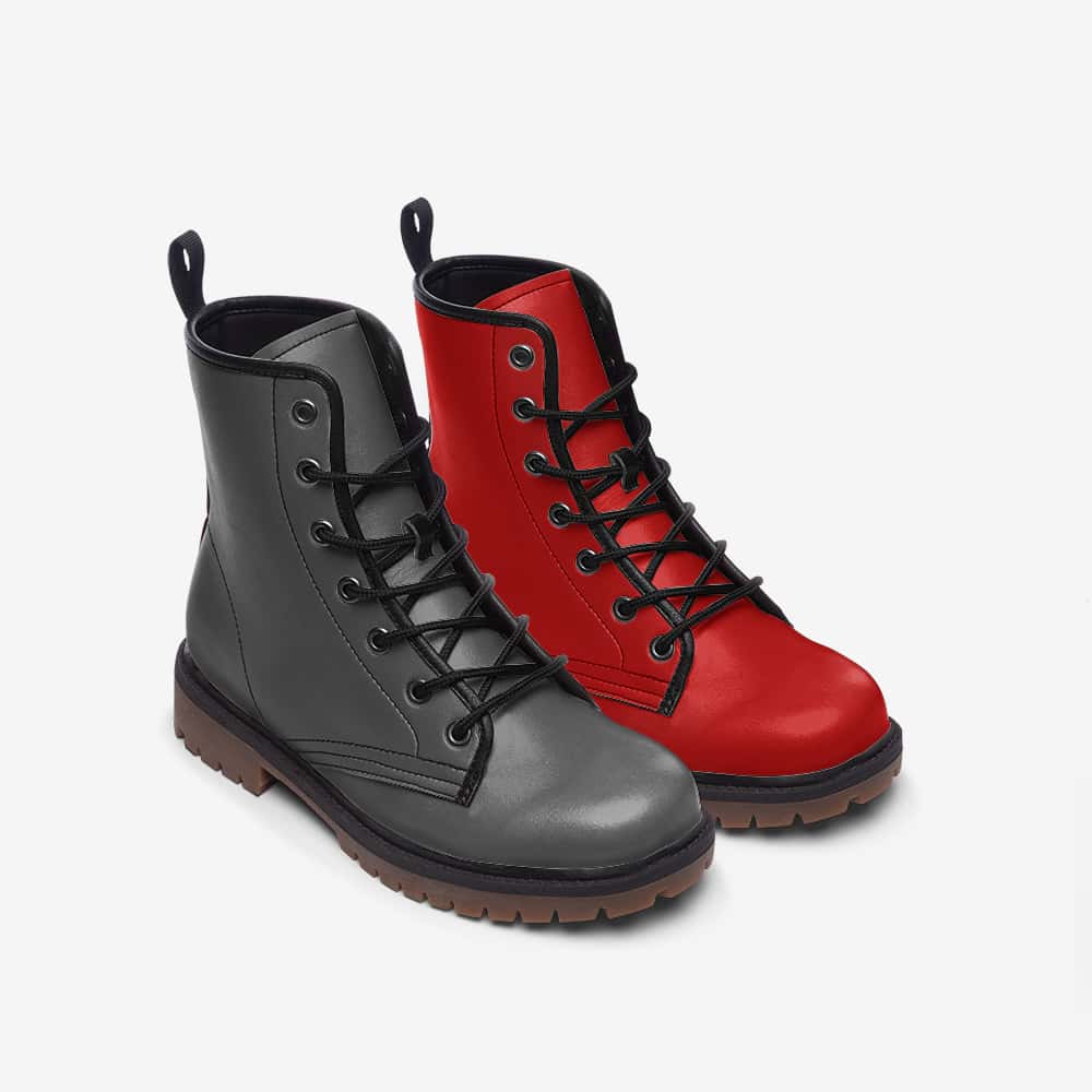 Mismatched Vegan Leather Boots | Ethical Style