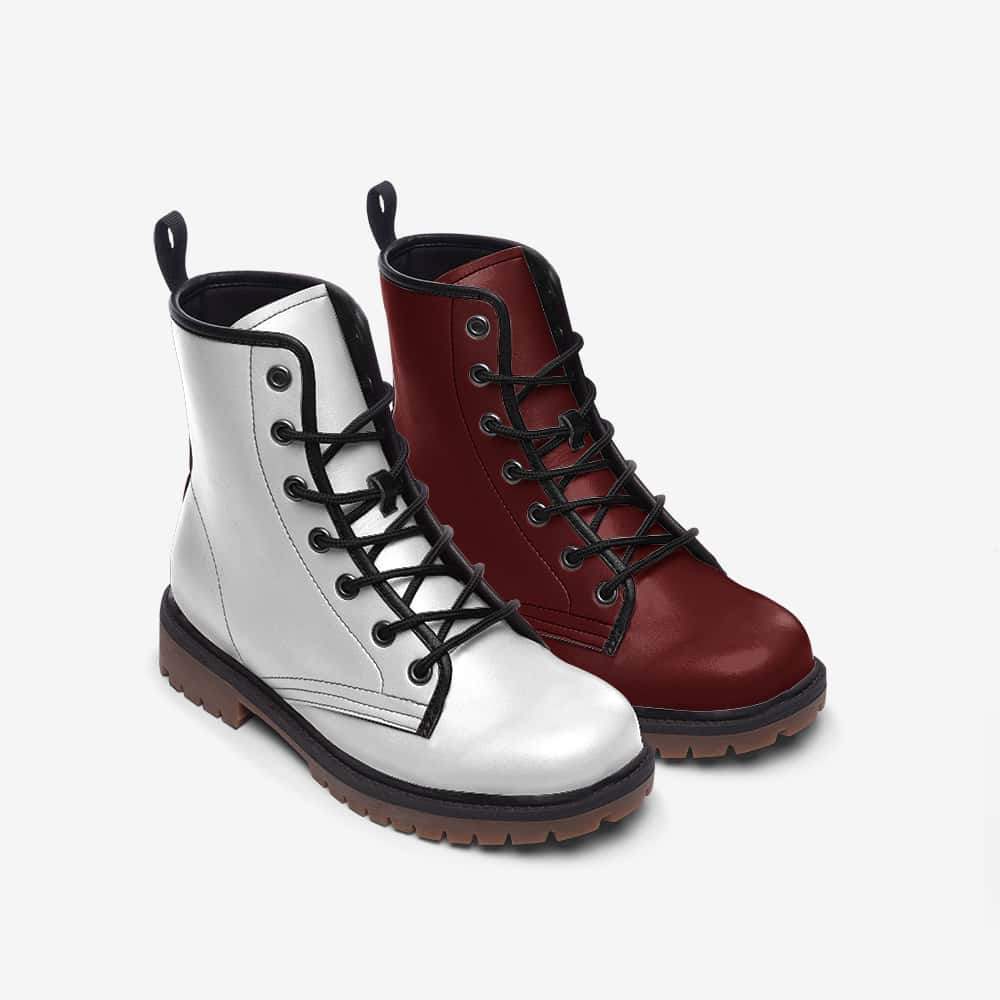 Mismatched Vegan Leather Boots | Ethical Style