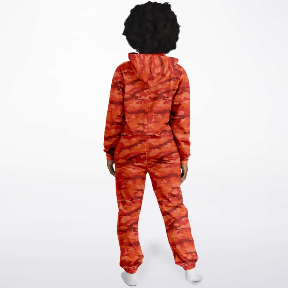 Orange Camo Fashion Jumpsuit - $94.99 Free Shipping