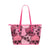Pink Love Skulls Vegan Leather Tote Bag Large - $64.99 Free