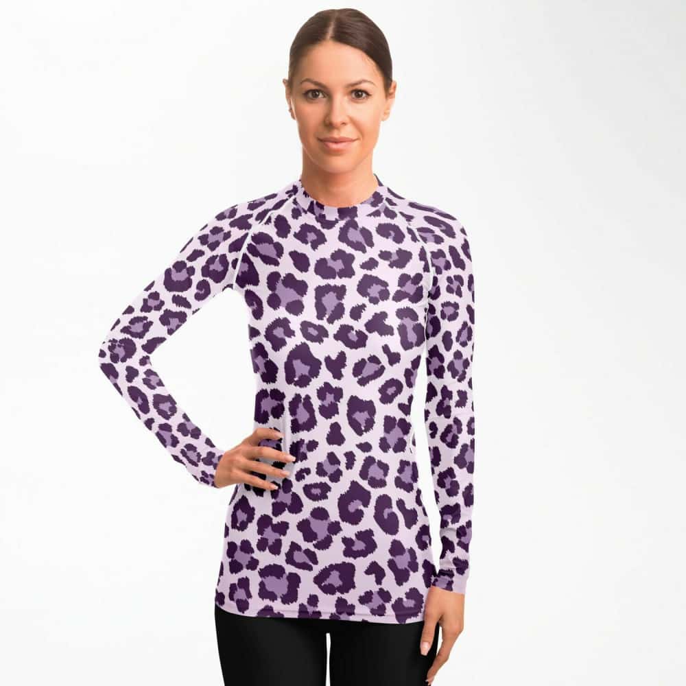 Purple Leopard Rashguard - $58.99 Free Shipping
