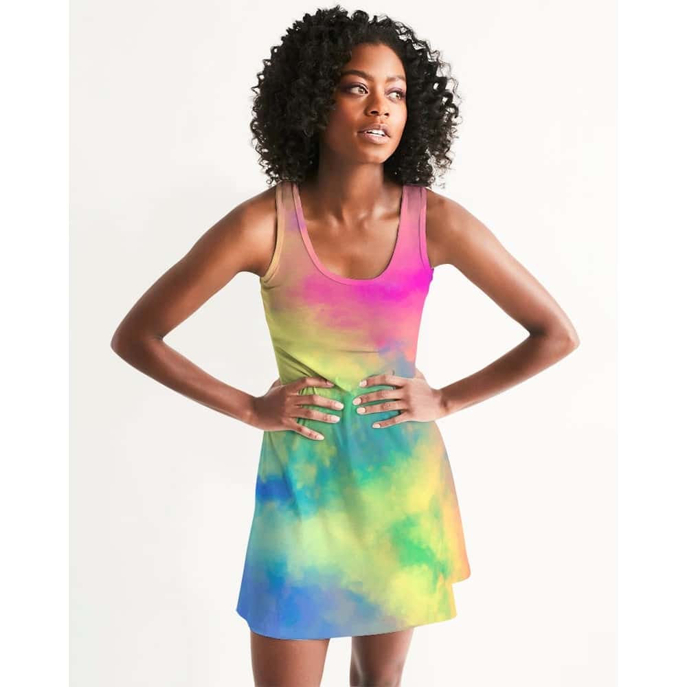 Rainbow Clouds Racerback Dress - $57.99 Free Shipping