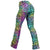 Rainbow Leopard Print Flare Leggings - $59.99 - Free