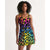 Rainbow Leopard Print Racerback Dress - $57.99 Free Shipping