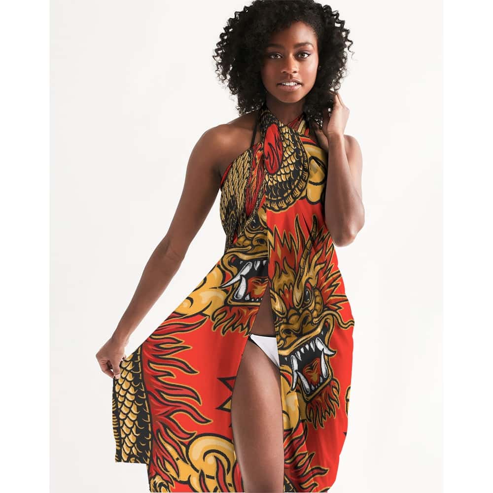 Red Dragons Swim Cover Up - $39.99 Free Shipping