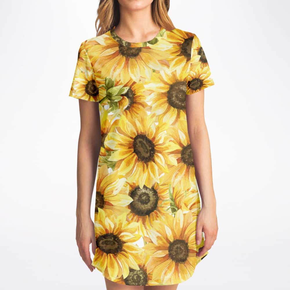 Sunflower T - Shirt Dress - $39.99 Free Shipping