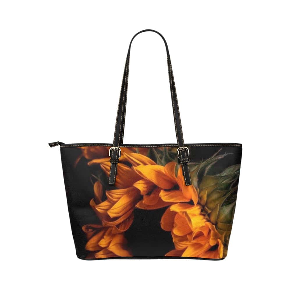 Two Sunflowers Vegan Leather Tote Bag Large - $64.99 Free