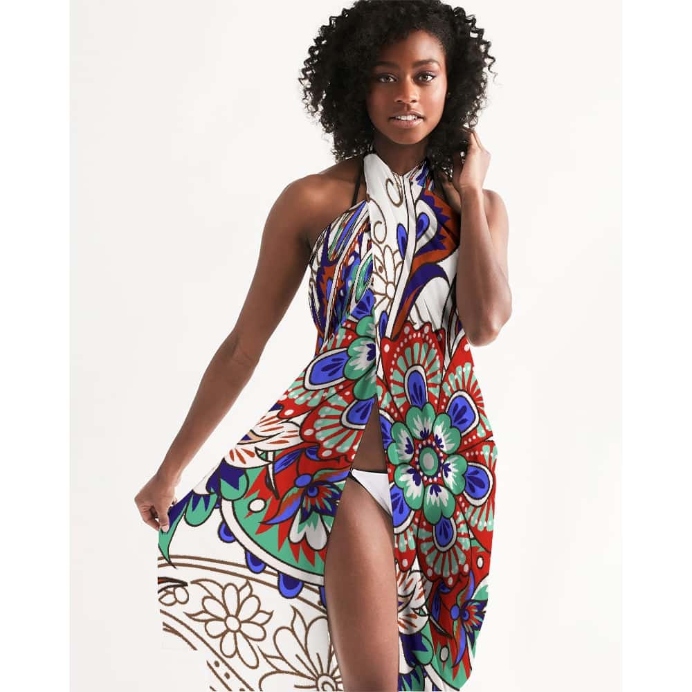 Vintage Floral Pattern Swim Cover Up - $39.99 Free Shipping