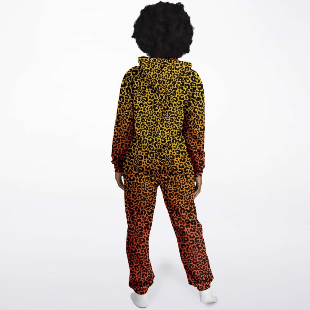 Yellow and Orange Leopard Fashion Jumpsuit - $94.99 Free
