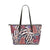 Zebra and Roses Leather Tote Bag Large - $64.99 Free
