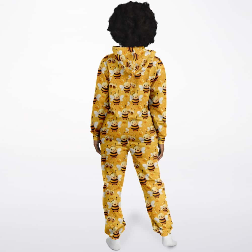 Bees And Honeycombs Athletic Jumpsuit - $99.99 Free Shipping