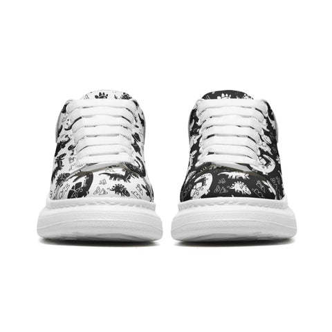 Low-Top Oversized Vegan Leather Sneakers | Ethical Style