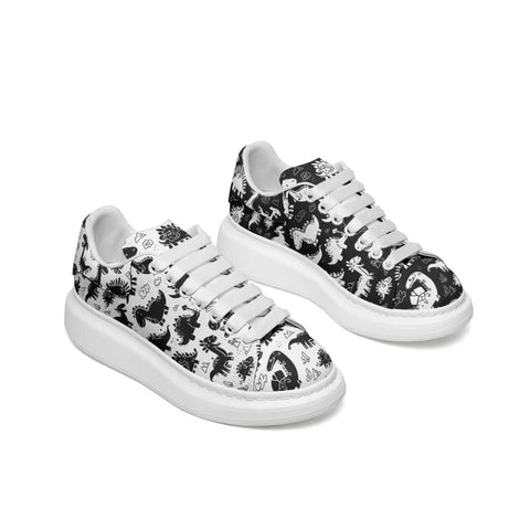 Low-Top Oversized Vegan Leather Sneakers | Ethical Style