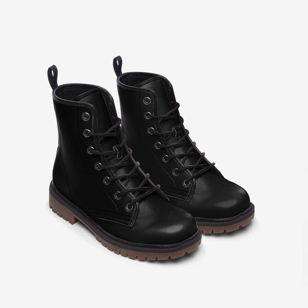 Black Vegan Leather Boots - $99.99 - Free Shipping