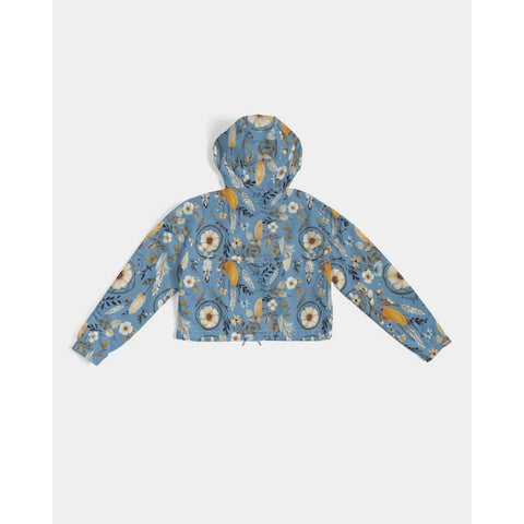 Blue Dreams Cropped Windbreaker - Free Shipping